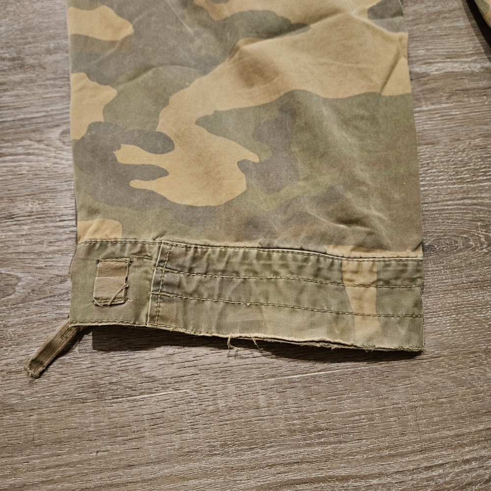 Vintage Abercrombie Fitch Paratrooper Cargo Pants Men's M Camo Baggy Adirondack - Picture 12 of 13